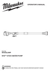 Milwaukee M18 BLSWP Operator's Manual