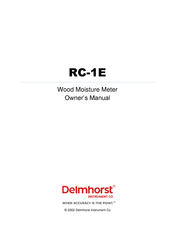 Delmhorst RC-1E Owner's Manual