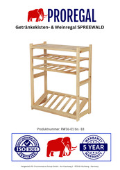 PROREGAL SPREEWALD RW36-04 Manual