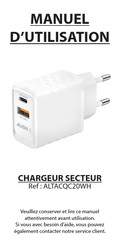AKASHI ALTACQC20WH User Manual