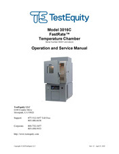 TestEquity FastRate 3016C Operation And Service Manual