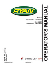Schiller Grounds Care RYAN LAWNAIRE ZTS FS541V KAW Operator's Manual