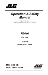 JLG R2646 Operation & Safety Manual