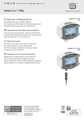 S+S Regeltechnik PREMASREG 7165-UW Q LCD Operating Instructions, Mounting & Installation