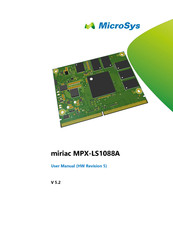 MicroSys miriac MPX-LS1088A User Manual