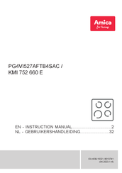 Amica PG4VI527AFTB4SAC Instruction Manual