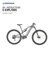 ROCKRIDER E-EXPL700S Instructions Manual