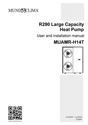 mundoclima MUAMR-H14T User And Installation Manual