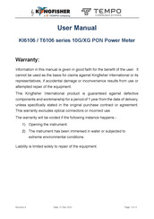 Tempo Communications KINGFISHER KI6106 Series User Manual