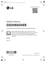 LG DF587 Series Owner's Manual