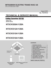 Mitsubishi Electric TRANE HVAC US NTXMPH20A122BA Technical & Service Manual