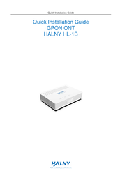 HALNy HL-1B Quick Installation Manual