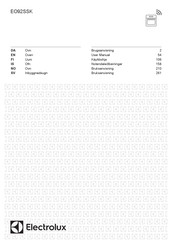 Electrolux EO92SSK User Manual