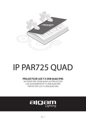 Algam Lighting IP PAR725 QUAD Manual