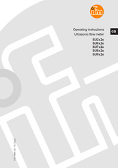 IFM SU7 2 Series Operating Instructions Manual