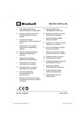 EINHELL GE-SCA 36/35 Li BL Original Operating Instructions