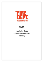 Fire dept WD56 Installation Manual & Operating Instructions