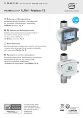 S+S Regeltechnik THERMASGARD ALTM 1-Modbus -T3 Operating And Mounting Instructions Manual