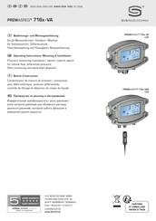 S+S Regeltechnik PREMASREG 7165-UW VA LCD Operating Instructions, Mounting & Installation