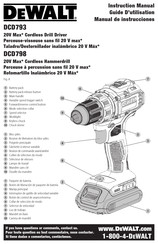 Craftsman DCD793 Instruction Manual