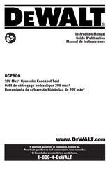 DeWalt DCE600D2 Instruction Manual