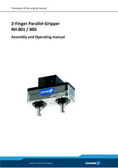 SCHUNK RH 806 Assembly And Operating Manual