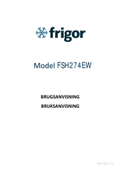 Frigor FSH274EW Manual