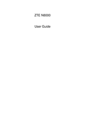 Zte N8000 User Manual