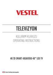 VESTEL 48UA9300 Operating Instructions Manual