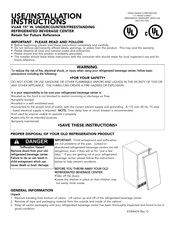 Viking Range VUAR PROFESSIONAL Series Use & Installation Instructions Manual