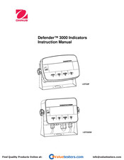 OHAUS Defender i-DF33XW2500C1R Instruction Manual