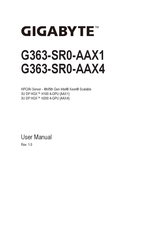 Gigabyte G363-SR0-AAX4 User Manual