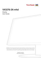 ViewSonic VS17550 User Manual