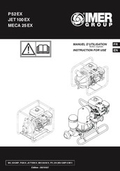 IMER MECA 25 EX Instructions For Use Manual