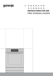 Gorenje GK6C62XA Instructions For Use Manual