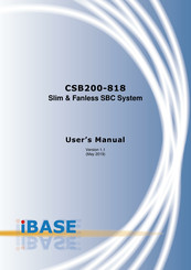 IBASE Technology CSB200-818M-I40 User Manual