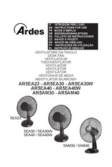 ARDES AR5AM30 Instructions For Use Manual