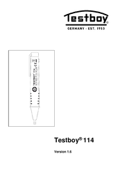 Testboy TB114 Operating Instructions Manual