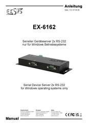 Exsys EX-6162 Manual