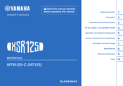 Yamaha MTM125-C Owner's Manual
