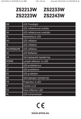 Emos ZS2223W Manual