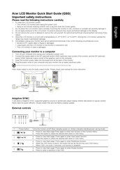 Acer Vero CB322QU Esmiiprx Quick Start Manual