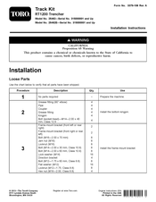Toro 25462E Installation Instructions Manual