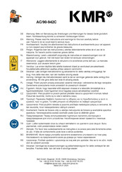 KMR AC/90-942C Instructions Manual
