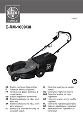Lux Tools E-RM-1600/38 Translation Of The Original Instructions