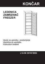 Koncar L1A 60 391NF.BSN Instruction Booklet