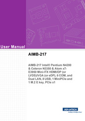 Advantech AIMB-217NS6A1E Manual
