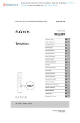 Sony Bravia XR-77A80J Reference Manual