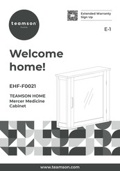 Teamson Home Mercer EHF-F0021 Manual
