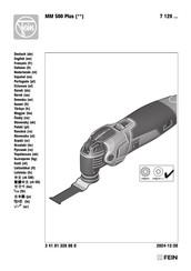 Fein MM 500 Plus Manual